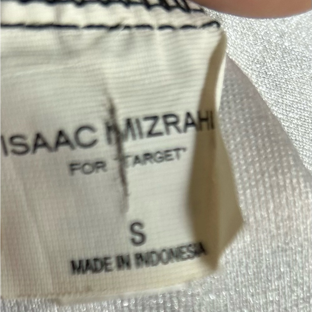 Isaac Mizrahi Black & White Zebra Print Bikini/Swimwear Top - Size S - Picture 3 of 3